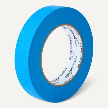 Amazon Basics Malerband, 2,3 cm x 55 m, balení 4 rolí, modrá 2,3 cm x 55 m 4