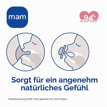 Cumlíky MAM Original Night, sada 2 kusov, silikónové SkinSoft s držiakom na cumlík, 2-6 mesiacov,