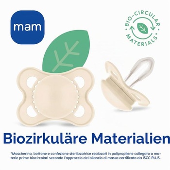 Cumlíky MAM Original Night, sada 2 kusov, silikónové SkinSoft s držiakom na cumlík, 2-6 mesiacov,