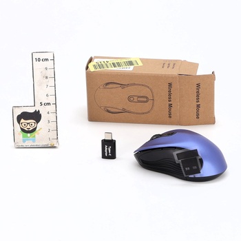 Bezdrôtová myš SABLUTE, 2,4 GHz bezdrôtová myš s nastaviteľným rozlíšením 800/1200/1600 DPI, 6
