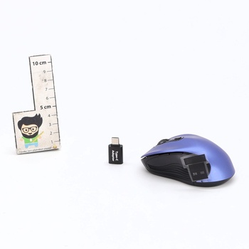 Bezdrôtová myš SABLUTE, 2,4 GHz bezdrôtová myš s nastaviteľným rozlíšením 800/1200/1600 DPI, 6