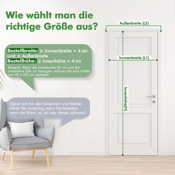 Sekey síť proti hmyzu na balkonové dveře, řezaná na míru – magnetická a samolepicí, bez nutnosti