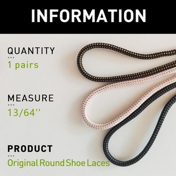 Šnúrky UamGlsob Ø5mm hrubé okrúhle pre turistické topánky Merrell šedo-čierne 54 palcov/140 cm