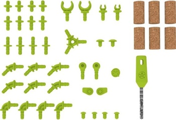 HABA 305344 - Terra Kids Connectors - Stavebnica so zvieratkami, Detská tvorivá sada pre kreatívne