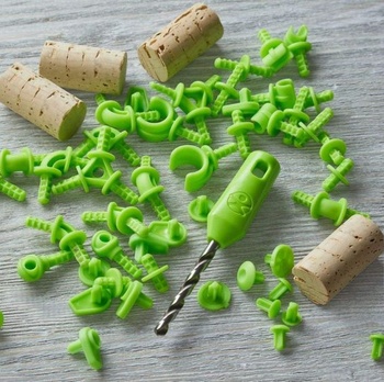 HABA 305344 - Terra Kids Connectors - Stavebnica so zvieratkami, Detská tvorivá sada pre kreatívne