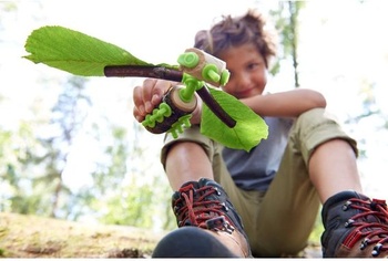HABA 305344 - Terra Kids Connectors - Stavebnica so zvieratkami, Detská tvorivá sada pre kreatívne