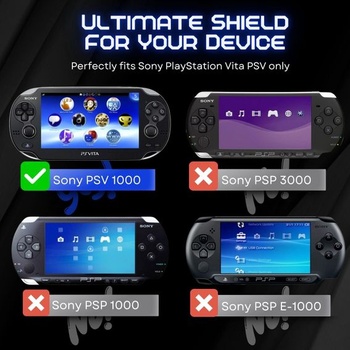 Puzdro TNP ClearHard pre PS Vita 1000 - Priehľadné ochranné puzdro s plným krytom a zacvakávacím