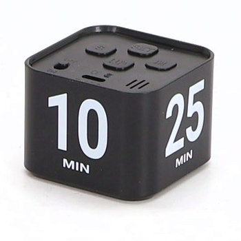 Vizuální časovač Cuteefun Cube, rotační časovač Pomodoro, 5/10/25/50 minut a uživatelsky definované