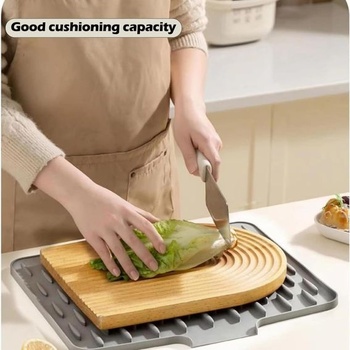 Silikónová odtoková podložka do drezu, chránič pracovnej dosky, odtoková podložka na riad,