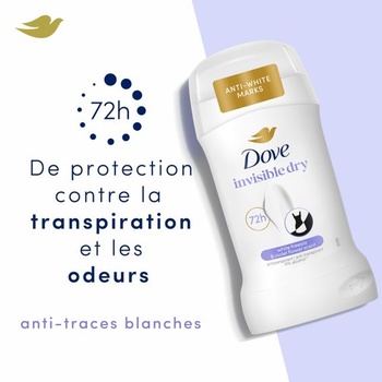 Dove Soothes & Repairs dezodorant stick, antiperspirant, neviditeľný, suchý 50 ml