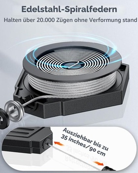 Kľúčenka Uniclife Heavy Duty s magnetickým zapínaním, 454 g, čierna - jedna veľkosť (1 balenie)