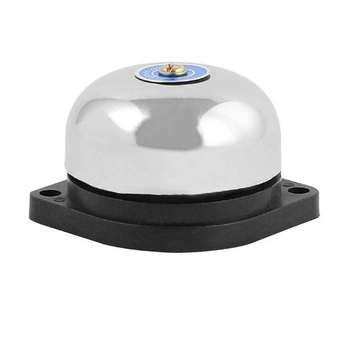 Elektrický zvonček, 220V 10A 5W, nerezová oceľ, vnútorný úderový poplašný zvonček, požiarny zvonček,