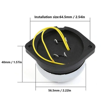 Elektrický zvonček, 220V 10A 5W, nerezová oceľ, vnútorný úderový poplašný zvonček, požiarny zvonček,