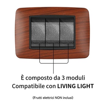 Rámeček vypínače Generisch IT-C6603-WOD-10pcs