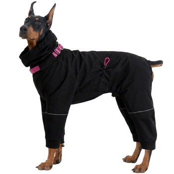 Kuoser Dog Raincoat, nepremokavé pláštenky pre psov, čierna…