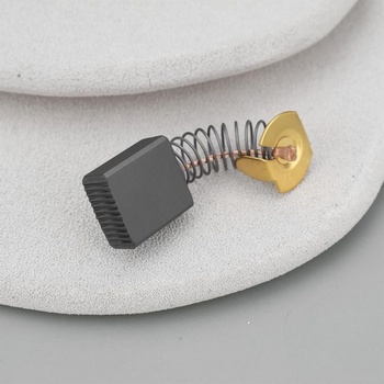 EMSea 2 páry uhlíkových kief pre motory rozbrusovacích píl 6,5x13,5x16 mm Kompatibilné s ATIKA