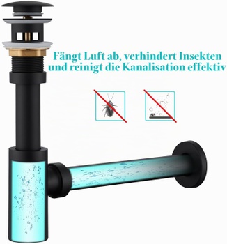 Odtoková souprava Ulytid černá