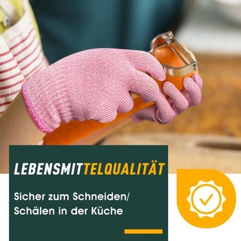 2 páry detských rezbárskych rukavíc, rukavice odolné proti prerezaniu pre deti s ochranou úrovne 5,