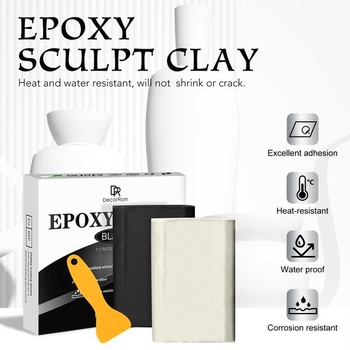 Epoxidový tmel - sada na opravu epoxidového tmelu pre podvodné aj suché použitie, opravný tmel pre