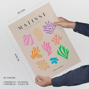 Sada 6 plagátov Nacnic od Henriho Matisse.