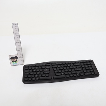 Perixx PERIBOARD-636DE Bezdrôtová ergonomická kompaktná klávesnica, tiché klávesy, technológia