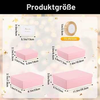 Sada 4. dárkových krabiček Eusoar