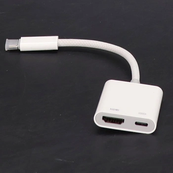 Adaptér Apple USB-C na HDMI 4K @ 240Hz pro iPhone 15 16 MacBook Pro Air iPad Pro, certifikovaný MFi