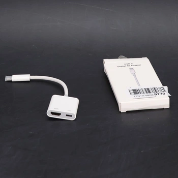 Adaptér Apple USB-C na HDMI 4K @ 240Hz pro iPhone 15 16 MacBook Pro Air iPad Pro, certifikovaný MFi