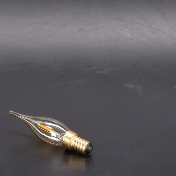 Hcnew E14 LED žiarovka sviečka retro vintage žiarovka s vláknom C22 0,7 W nahrádza 7 Watt 2200K ultra