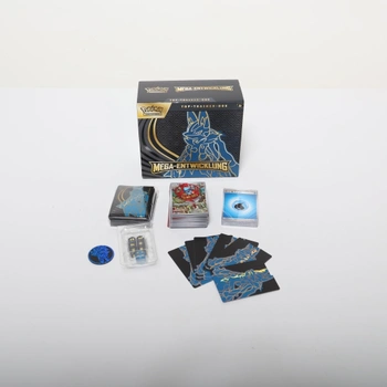 Kartová hra Pokémon Trainer Box: Mega Evolution: Lucario (1 promo karta s plnou grafikou, 9