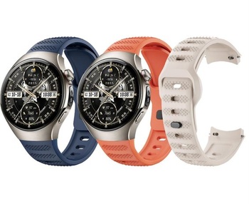 Náramok GIOPUEY kompatibilný s Huawei Watch 5 46mm, mäkký silikónový náramok [odolný proti