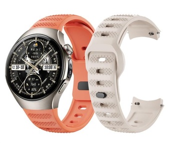 Náramek GIOPUEY kompatibilní s Huawei Watch 5 46mm, měkký silikonový náramek [odolný proti