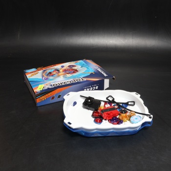 Starter Set BGOVTAPO X-Arena – 6 bojových nástavcov s 2 odpaľovacími zariadeniami, akceleračnou dráhou