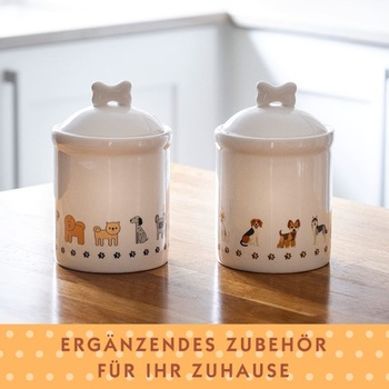 Keramická dóložná dóza Spotted Dog Gift Company, Keramická dóza s vekom, Úložná nádoba, Úložná dóza