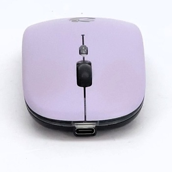 Bezdrôtová myš BQSS, 2,4 GHz s USB prijímačom, optické snímanie 1600 DPI, tiché klikanie, dobíjacia
