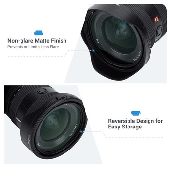 Slnečná clona JJC Bayonet ALC-SH177 pre objektív Sony FE 16–35 mm f/2,8 GM II – nahrádza slnečná