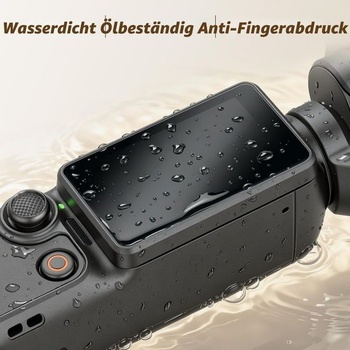 Sada ochranných fólií AMAZEAR pre DJI Osmo Pocket 4P a Osmo Mobile 8P (4 kusy) - 2x tvrdené sklo