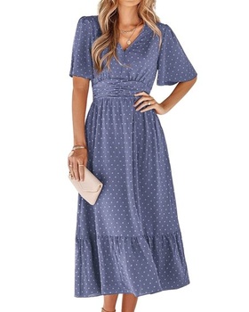 Dámske letné šaty BebreezChic, dlhé, elegantné, s krátkym…