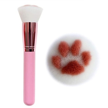 Štětec na make-up, nadýchaný korektor ve tvaru kočičí tlapky pro dámský make-up (b)