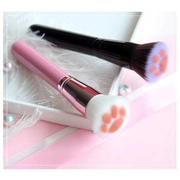 Štětec na make-up, nadýchaný korektor ve tvaru kočičí tlapky pro dámský make-up (b)