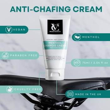 Hydratačný krém s mentolom VeloChampion, 75 ml Mentol 75 ml (1 balenie)