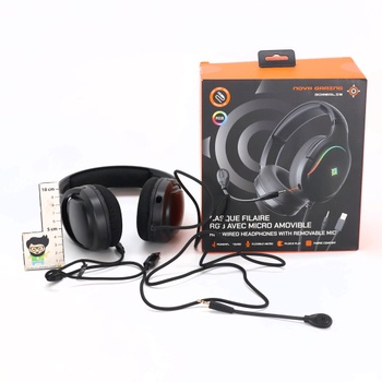 Slúchadlá Nova Gaming NG305837, čierne