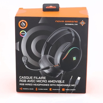 Slúchadlá Nova Gaming NG305837, čierne