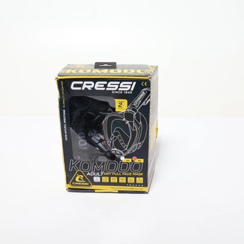 CRESSI since 1946 – Šnorchlovací maska Komodo, celoobličejová maska, suchá se zorným polem 180° –