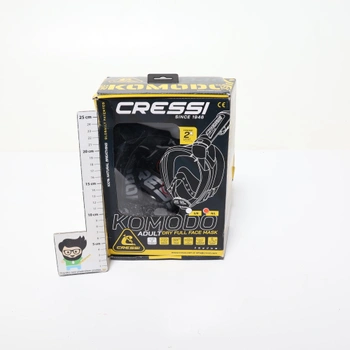 CRESSI since 1946 – Šnorchlovací maska Komodo, celoobličejová maska, suchá se zorným polem 180° –