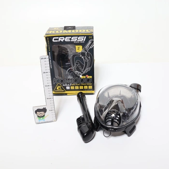 CRESSI since 1946 – Šnorchlovací maska Komodo, celoobličejová maska, suchá se zorným polem 180° –