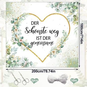 Svadobné prestieradlo s vystrihovačkou v tvare srdca a svadobnými hrami 200x180cm Best way