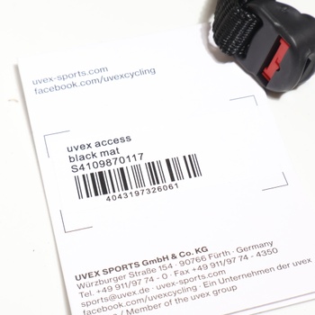 Cyklistická čierna prilba Uvex Access S410987