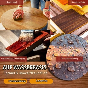 Mořidlo na vodní bázi - Rosewood | Mořidlo na dřevo pro vnitřní i venkovní použití, nábytek,