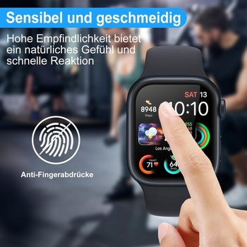 Ochranná fólie Elecshion pro Apple Watch Series 1/2/3 42 mm, tvrdost 9H, odolná proti poškrábání